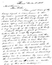 Letter to Thomas Lawrence