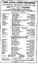 First Annual Lyceum Convention 1868