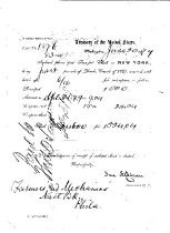 Transfer Check from the Farmers & Mechanics Bank 1879