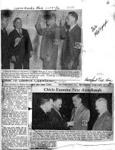 Cilil Defense Chiefs Exam New Arm Bands 1952