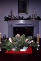 Grange Dining Room Christmas 1978