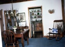 Hannum House Dining Area looking into Kitchen 1982