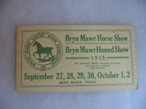 Bryn Mawr Horse Show Advertising Ink Blotter (1915)