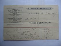 Invoice, Haverford Echo Mills (1897)