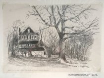 Old House on Opposite Side of Road near Ford (1930)