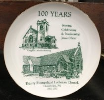 Commemorative Plate- Trinity Evangelical Lutheran Church (2002) (front)