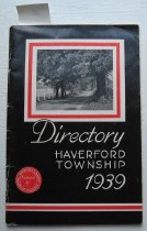 Haverford Township directory, 1939.
