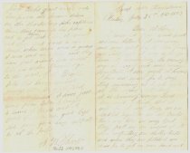 George W. Sheaff- Letter to Mother Harriet Sheaff (1863-07-26)