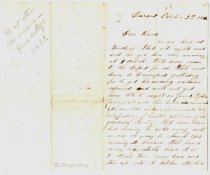 George W. Sheaff- Letter to Parents Philip and Harriet Sheaff (1864-10-02)