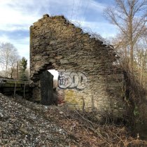 HRS 045-HA-008 Nitre Hall Powder Magazine Ruins- South End (2019)