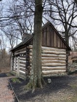 HRS 045-HA-009 Lawrence Cabin- North Gable End and Front (2019)