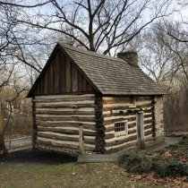 HRS 045-HA-009 Lawrence Cabin- North Gable End and Rear (2019)