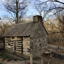 HRS 045-HA-009 Lawrence Cabin- South Gable End and Rear (2019)