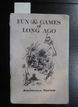 Fun & games of long ago.