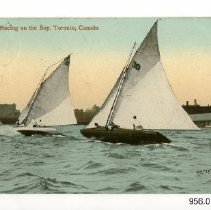 Dinghy Racing on the Bay, Toronto, Canada