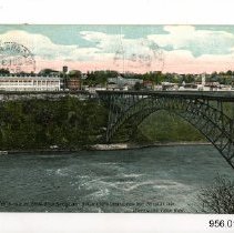 Upper Steel Arch Bridge and Niagara Falls, Ontario