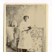 [Unidentified girl in Confirmation Dress]