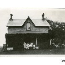 [Woman and eight children]