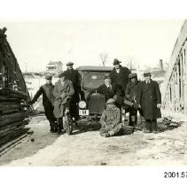 [Freeport Bridge construction]