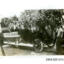 [Waterloo Boys Band parade float]
