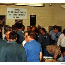 [Budd Canada factory cafeteria]