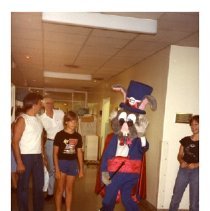 [Budd Bunny at hospital]