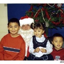 [Children at a Budd employee Christmas event]