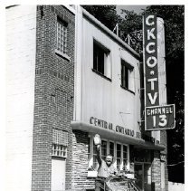 [Big Al in front of CKCO-TV station]