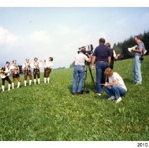 [John Arajs and Walter Ostanek with a German band]