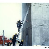 [Cambridge Fire Department practice drill]