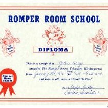 Romper Room School Diploma