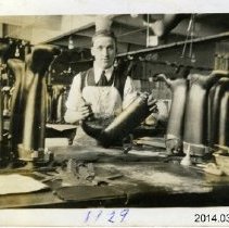 Frank Steeb Working at Kaufman Rubber