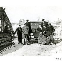 [Freeport Bridge construction]