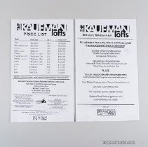 Kaufman Lofts Price List