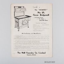 The "Newest" No. 29, Fireco Bridgewall All Enamel Range