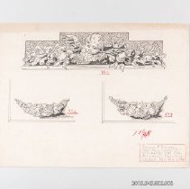 [Drawing - Fruit and Cherub]