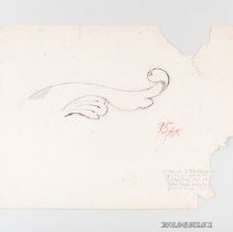 [Drawing - Partial Acanthus Leaf]