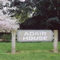 Adair House sign 2003/3/31