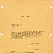 Deposit for F.W. Buckley Locker Plant by Rathke Co.