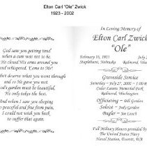 Announcement, Funeral