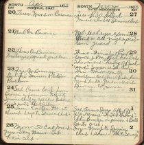 Bruce army camp daily activities, Apr 20-May 2, 1943