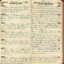 Bruce army camp daily activities, Aug 22-Sept 4, 1943