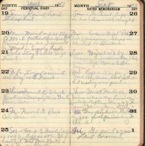 Bruce trip to Nashville and army camp activities, Sept 19-Oct 1, 1943