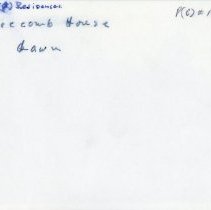 Seccomb House Lawn back