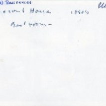 Seccomb House Bedroom back