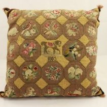 Pillow needlepoint 1883