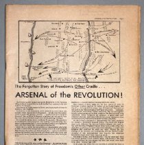 Arsenal of the Revolution! Newspaper - front cover