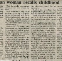 New Preston woman recalls childhood memories