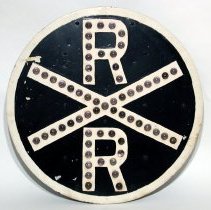 Shepaug Railroad Crossing Sign