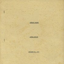 Annual Report: 1957